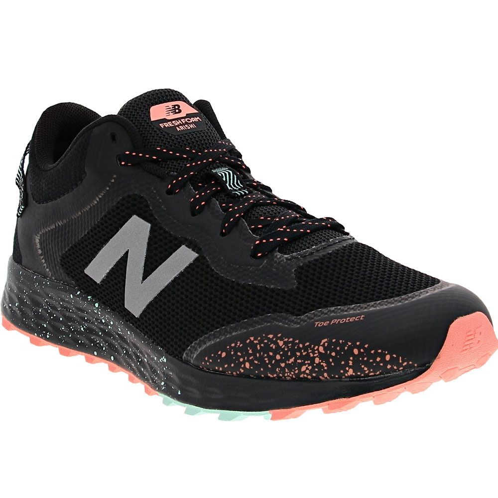 New Balance Fresh Foam Arishi Trail Girls Running Shoes Black Pink