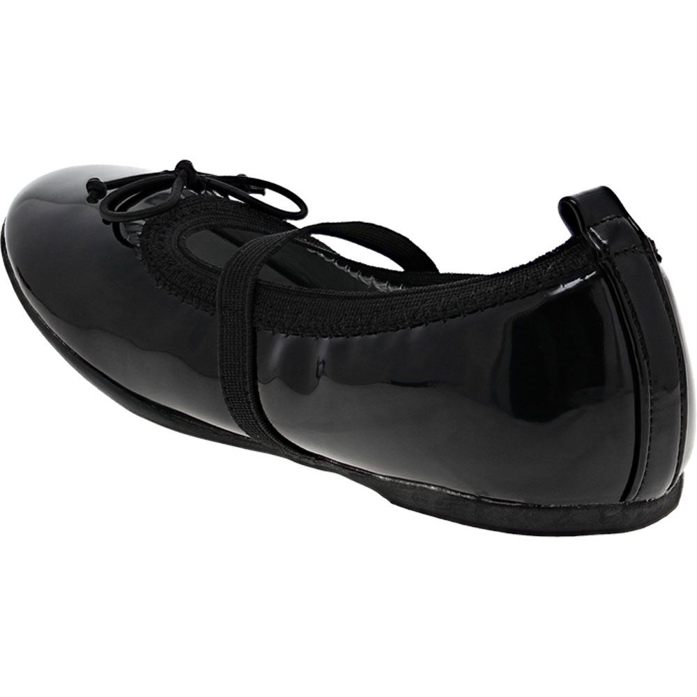 Nina Esther T Dress Shoes - Baby Toddler Black Patent Back View