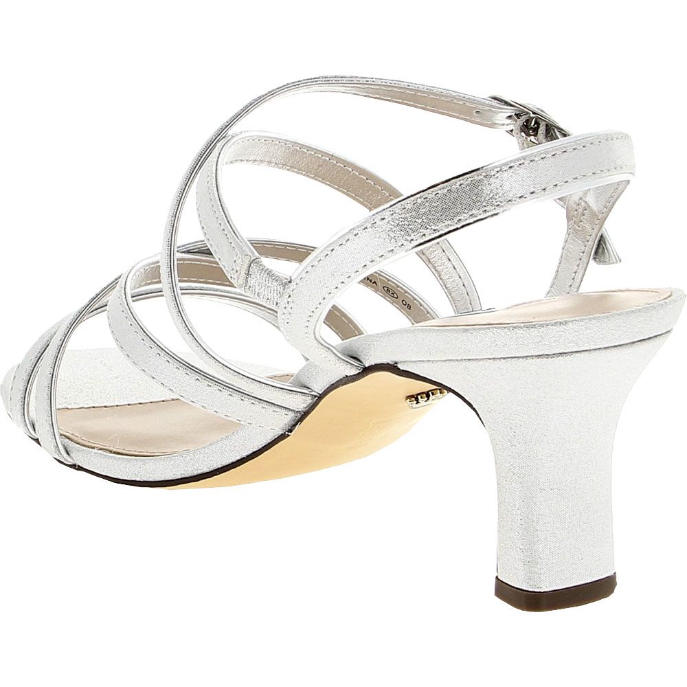 Nina Genaya Prom Dress Shoes - Womens Silver Back View
