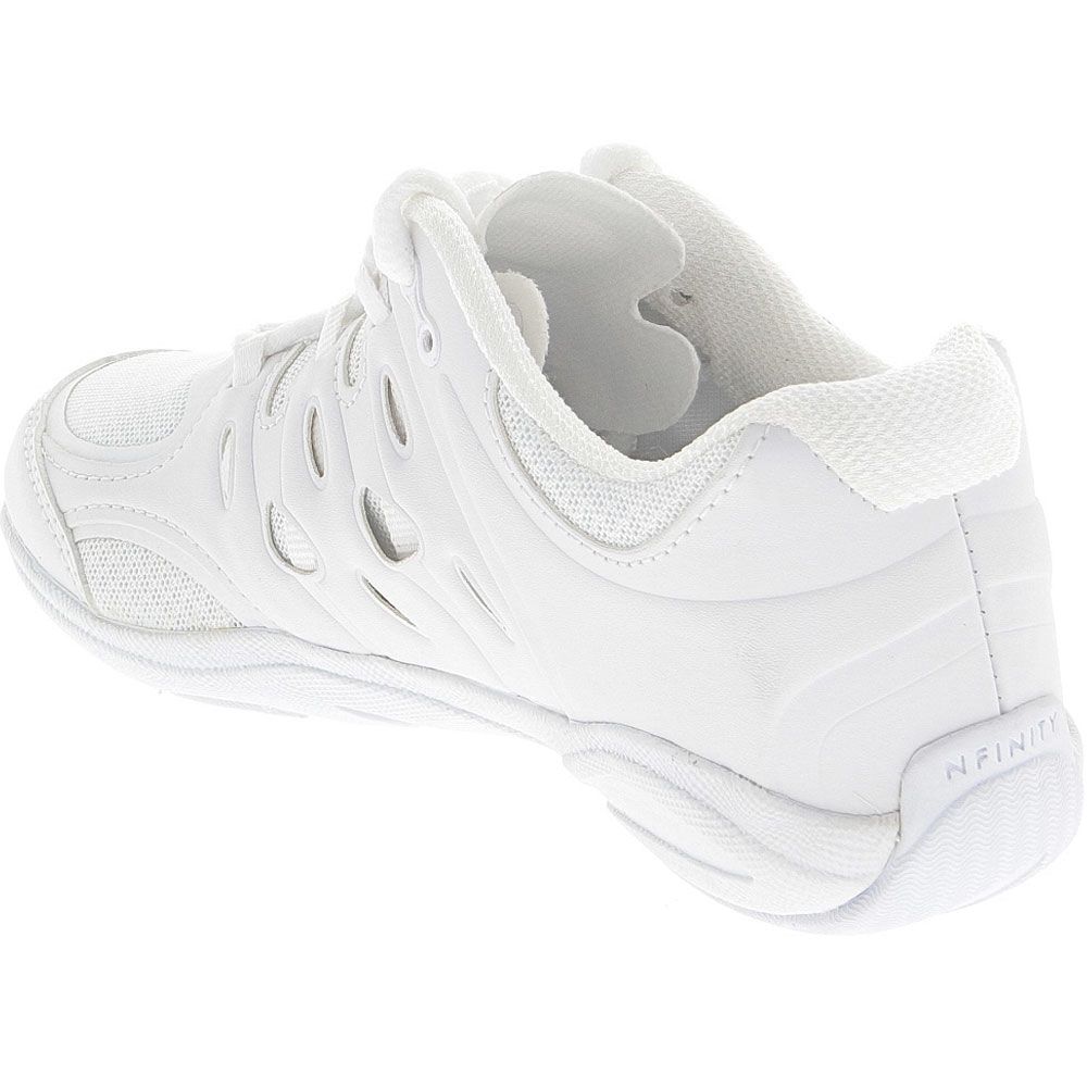 Nfinity Defiance Womens Cheer Shoes White Back View