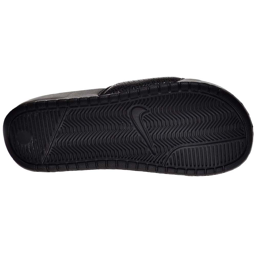 Nike Benassi Jdi Slide Sandals - Mens Black Black Black Sole View