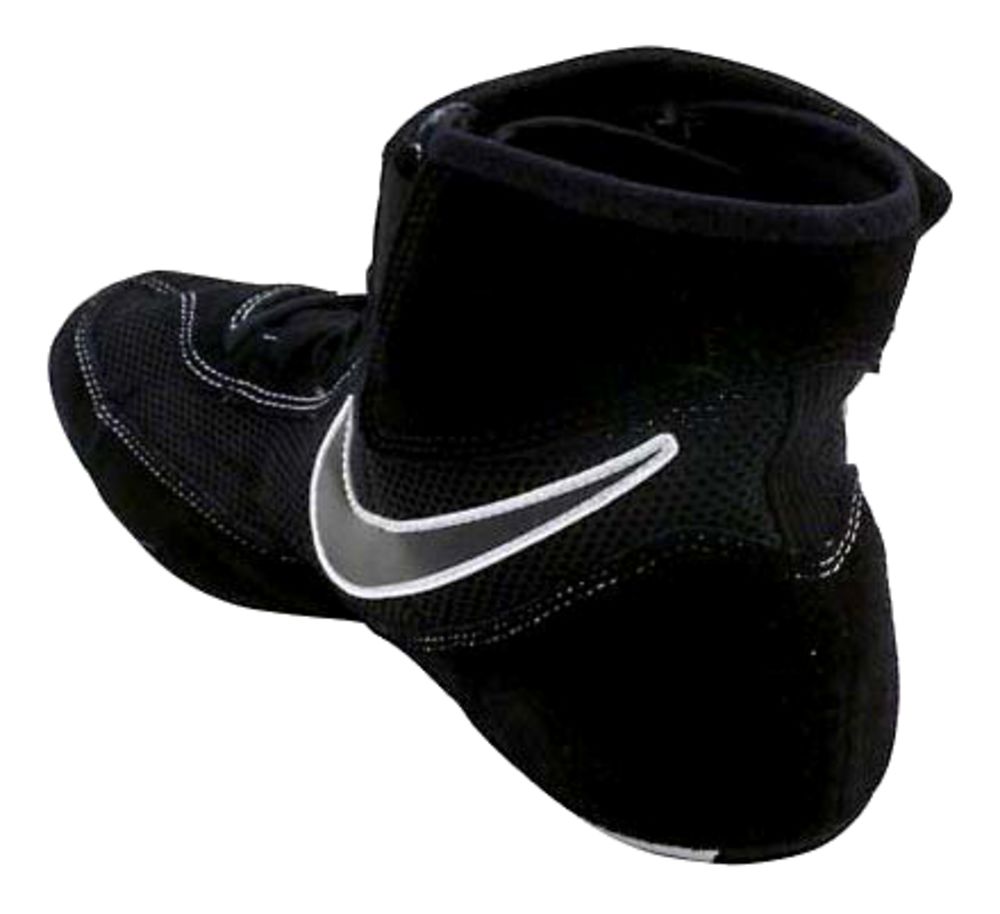 Nike Speedsweep VII Wrestling Shoes - Mens Black Black White Back View