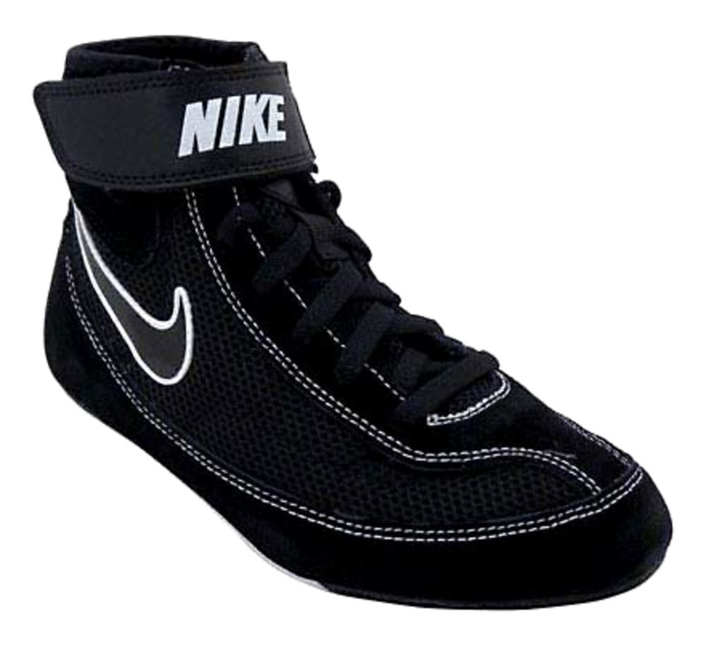 Nike Speedsweep VII Wrestling Shoes - Boys Black White