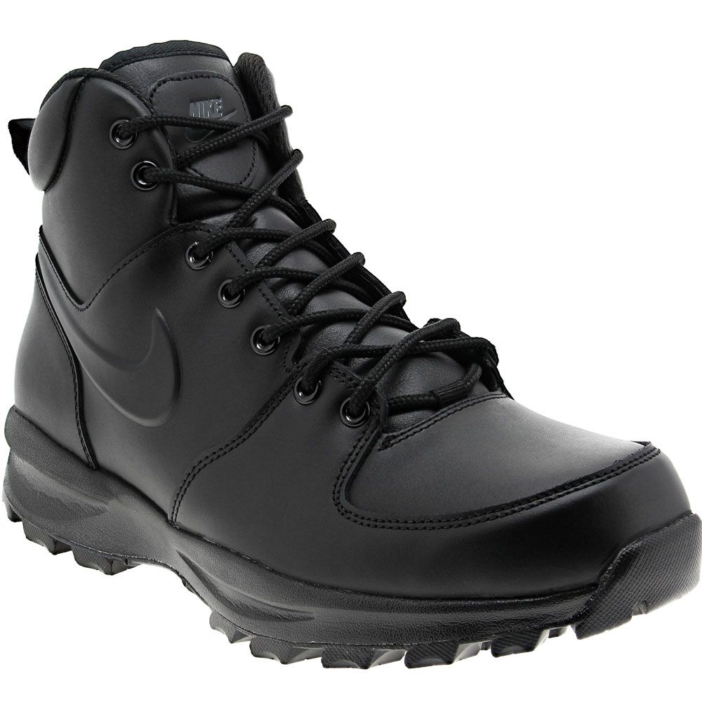 Nike Manoa Leather Hiking Boots - Mens Black Black Black