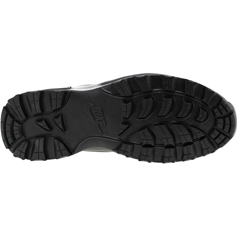 Nike Manoa Leather Hiking Boots - Mens Black Black Black Sole View