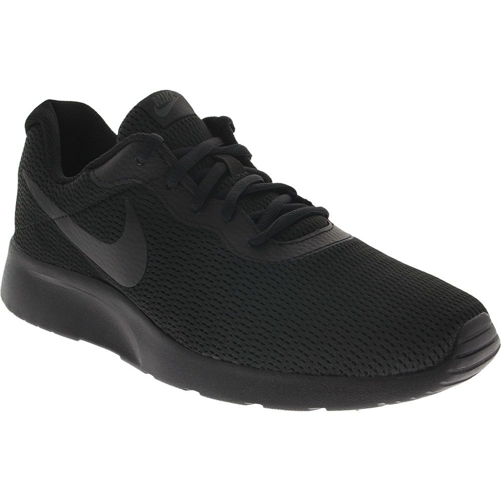 Nike Tanjun Running Shoes - Mens Black Black Grey
