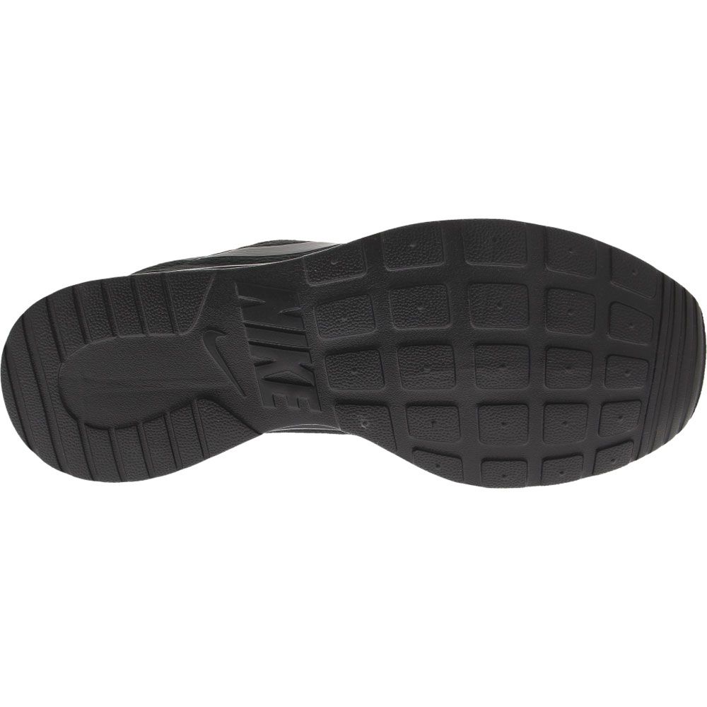 Nike Tanjun Running Shoes - Mens Black Black Grey Sole View