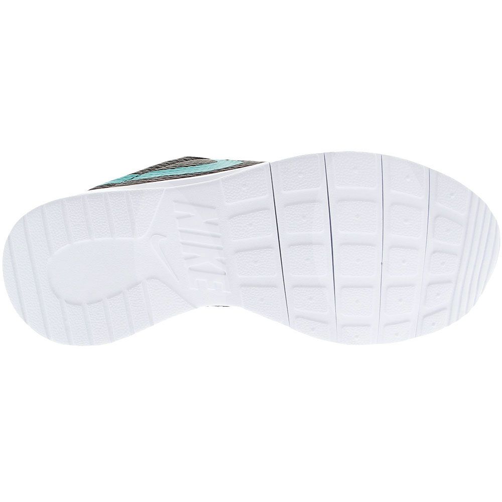 Nike Tanjun BGS Running Shoes - Kids Grey Teal Sole View