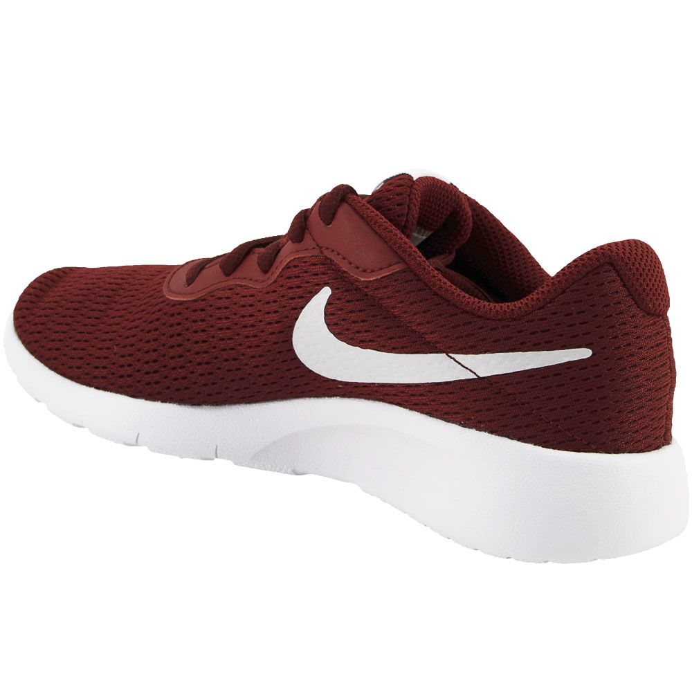 Nike Tanjun BGS Running Shoes - Kids Team Red Vast Grey White Back View