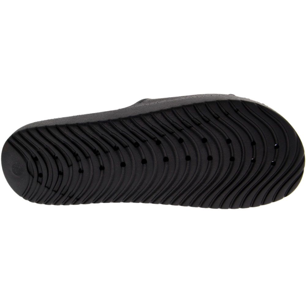 Nike Kawa Slide Slide Sandals - Mens Black White Sole View