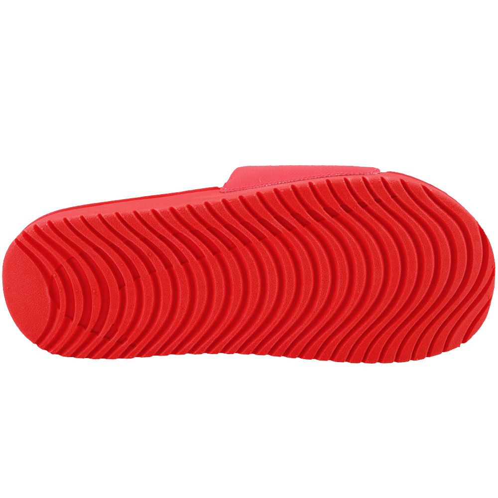 Nike Kawa Slide Slide Sandals - Womens Red White Solar Red Sole View