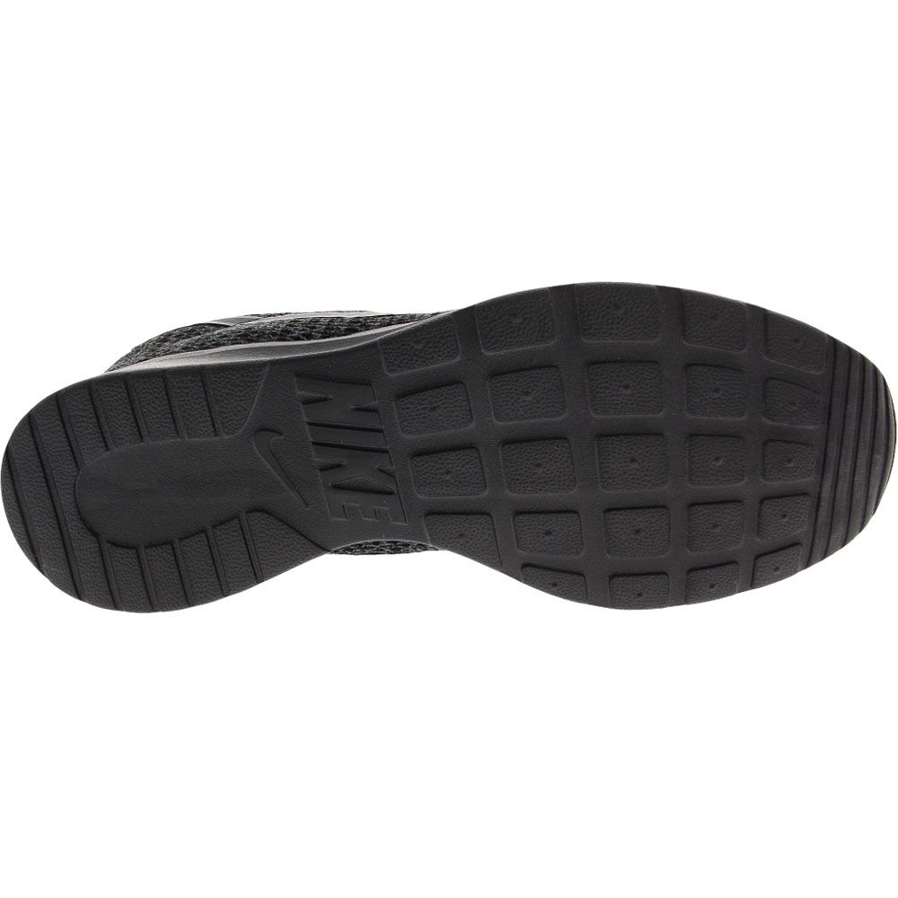 Nike Tanjun Premium Running Shoes - Mens Black White Sole View