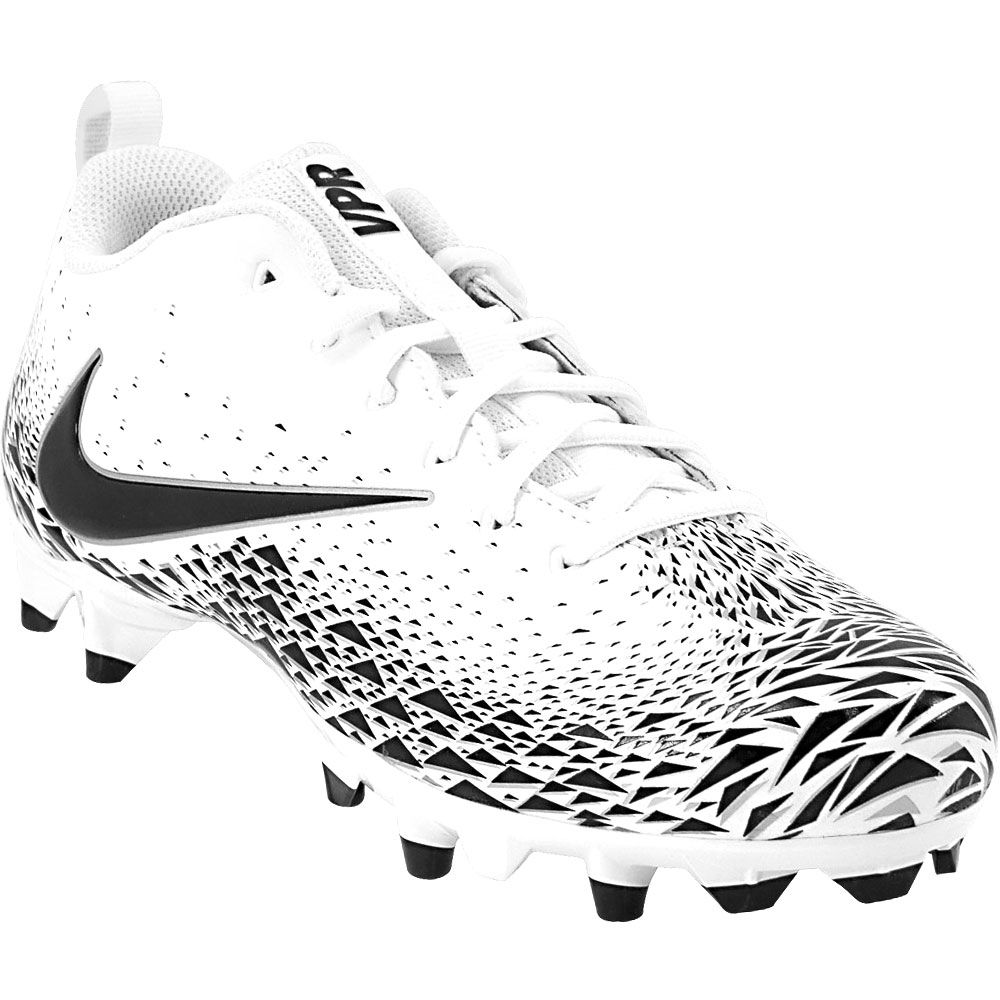 Nike Vapor Varsity Low Td Football Cleats - Mens White Black Metallic Silver
