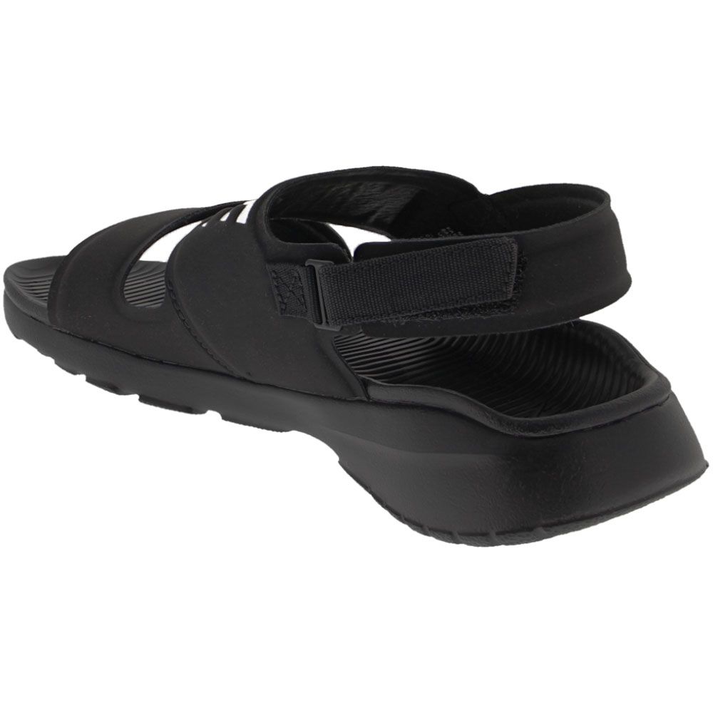 Nike Tanjun Slide Sandals - Womens Black Black White Back View