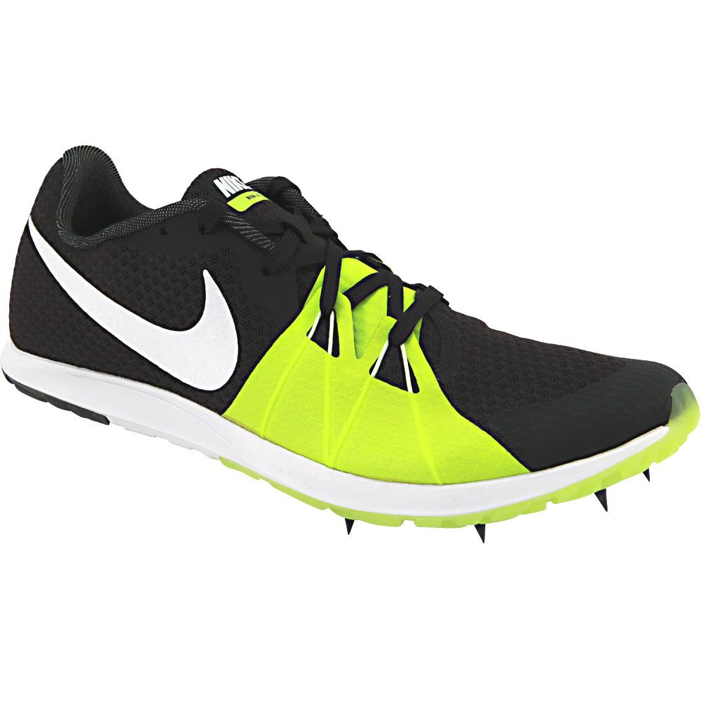Nike Zoom Rival XC Running Shoe - Mens Black White Volt Barely Volt