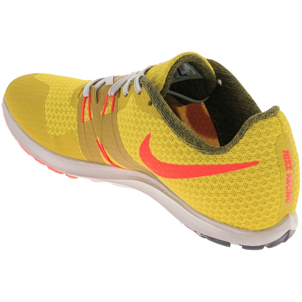 Nike Zoom Rival XC Running Shoe - Mens Bright Citron Bright Crimson Back View