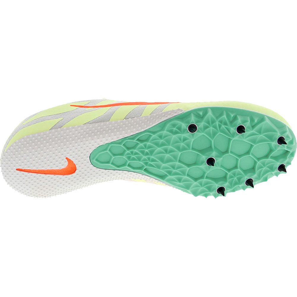 Nike Zoom Rival S 9 Racing Flats - Mens Volt Turquoise Orange Sole View