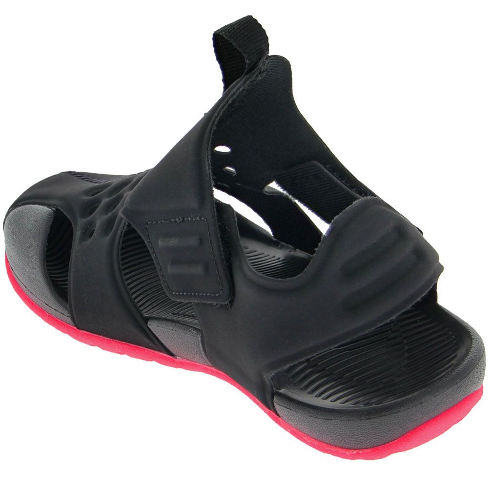 Nike Sunray Protect 2 Ps Water Sandals - Boys | Girls Black Pink Back View