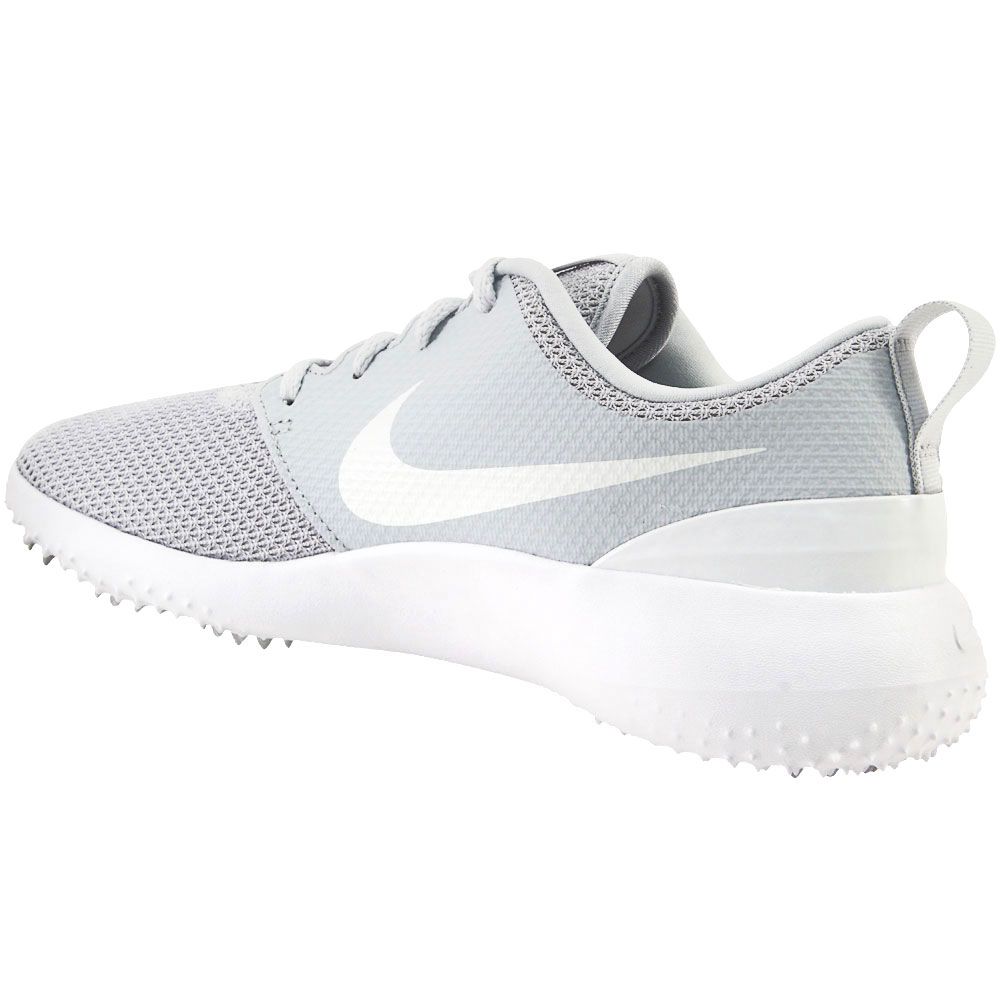 Nike Roshe G Golf Shoes - Womens Pure Platinum White Back View