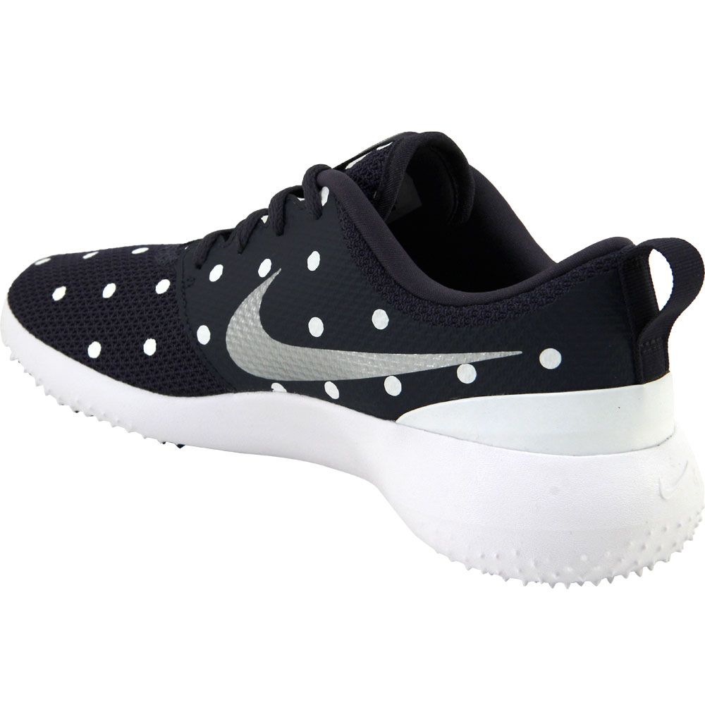 Nike Roshe G Golf Shoes - Womens Navy Black White Back View