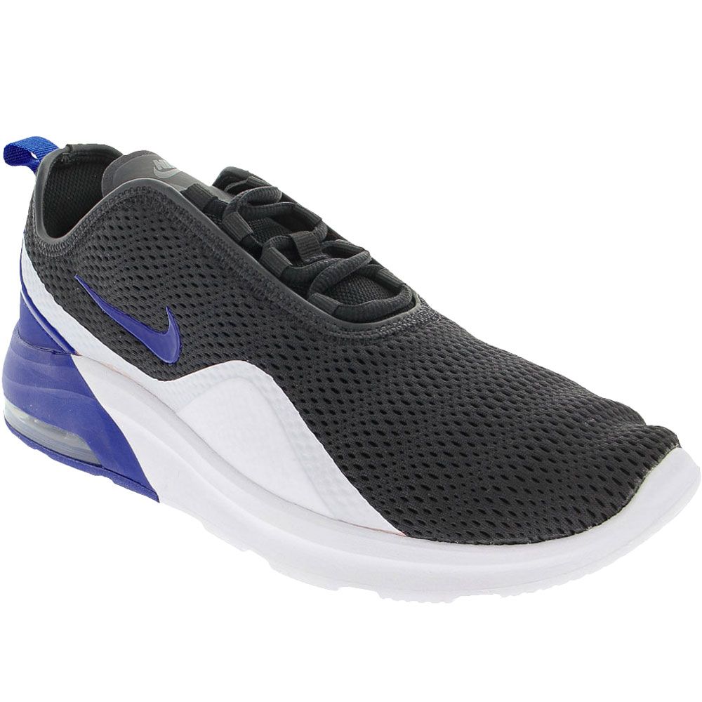 Nike Air Max Motion 2 Running Shoes - Mens Black Game Royal White