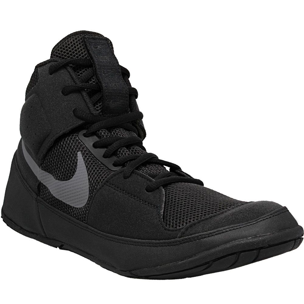 Nike Fury Mens Wrestling Shoes Black Dark Grey