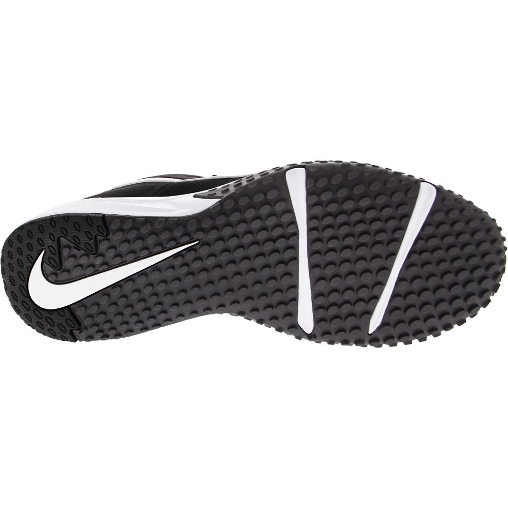 Nike Alpha Huarache Varsity Training Shoes - Mens Black White Thunder Grey Sole View