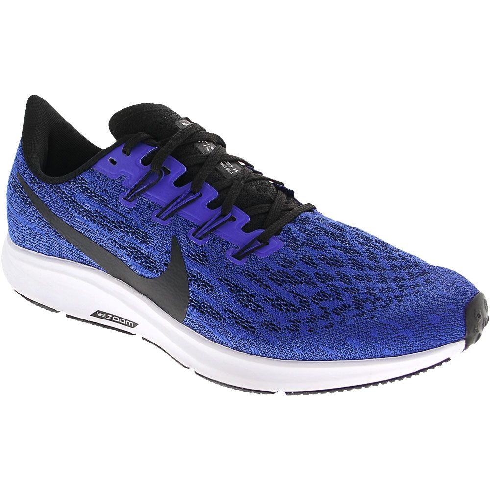 Nike Air Zoom Pegasus 36 Running Shoes - Mens Navy Blue Black