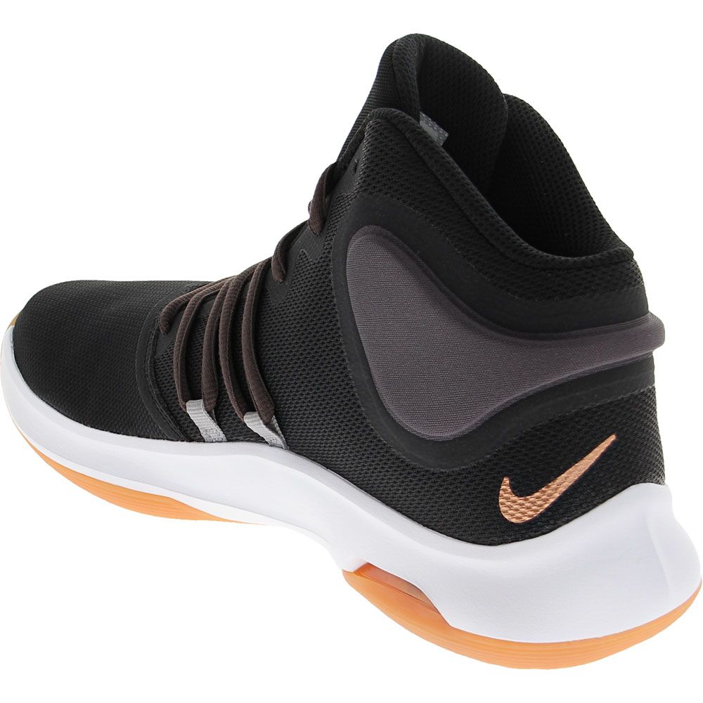 Nike Air Versatile IV Basketball Shoes - Mens Black Metallic Copper Back View