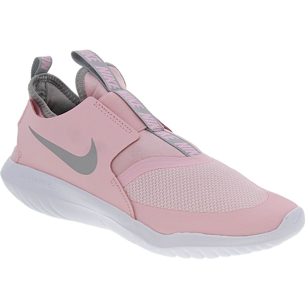 Nike Flex Runner Gs Running - Boys Pink Silver White