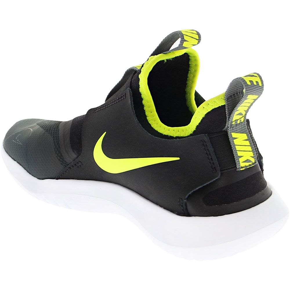 Nike Flex Runner Ps Running - Boys Grey Volt Black White Back View