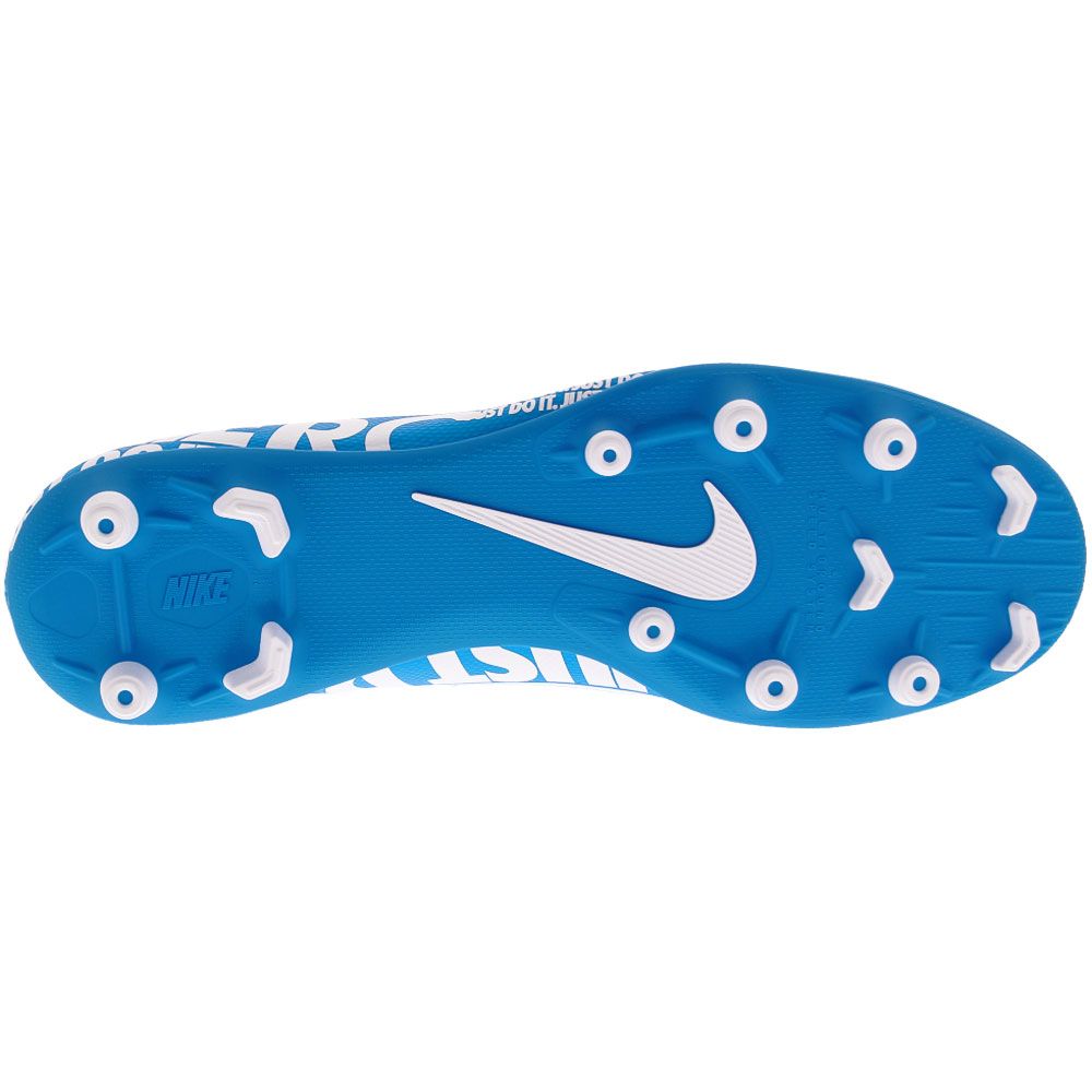 Nike Vapor 13 Club FG Outdoor Soccer Cleats - Mens Blue Hero White Obsidian Sole View