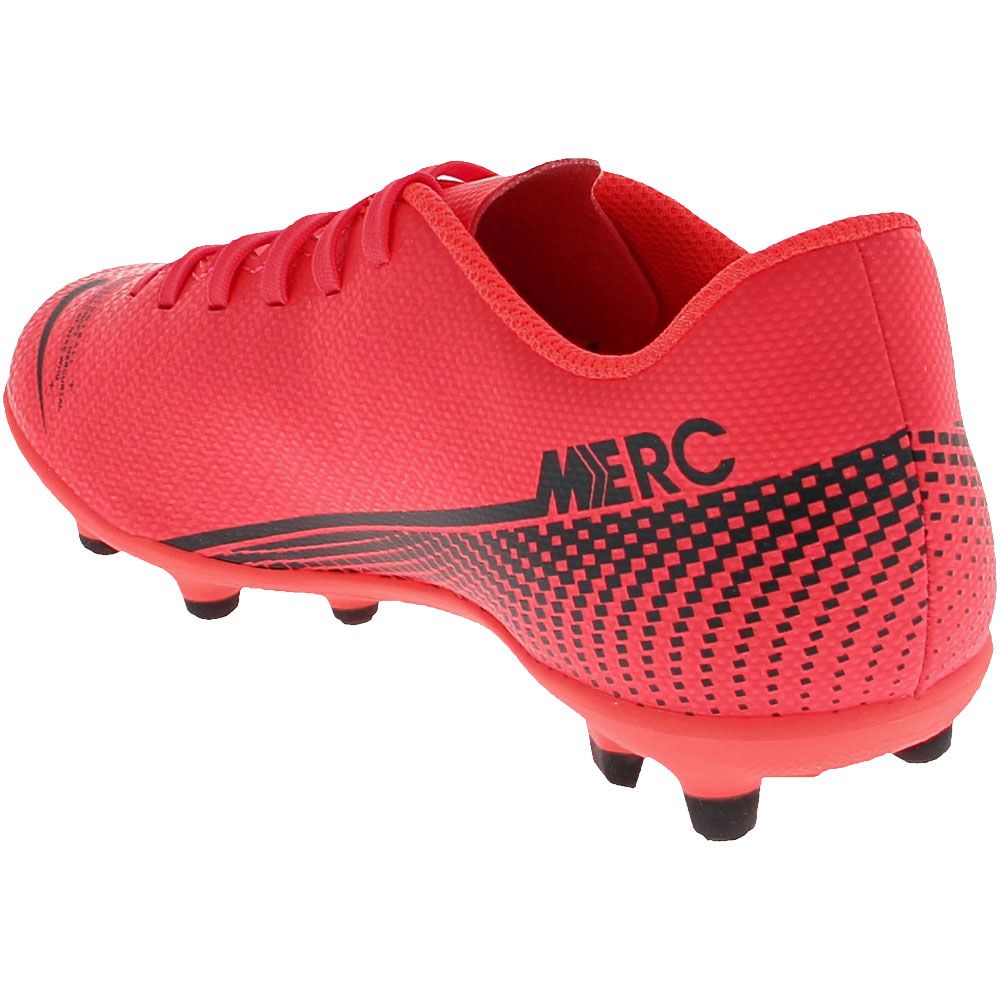 Nike Jr Mercurial 13 Club Outdoor Soccer Cleats - Boys Laser Crimson Black Back View