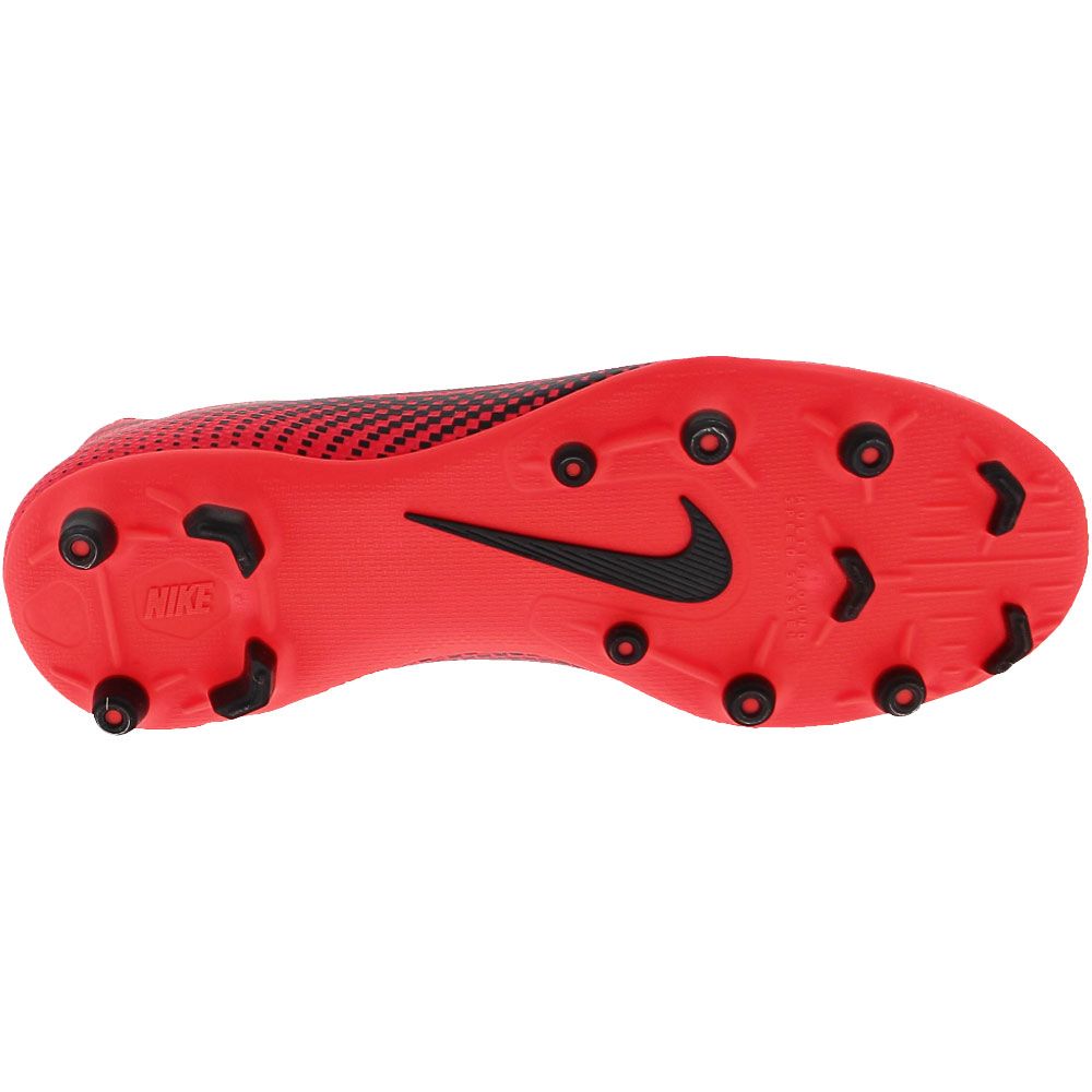 Nike Jr Mercurial 13 Club Outdoor Soccer Cleats - Boys Laser Crimson Black Sole View
