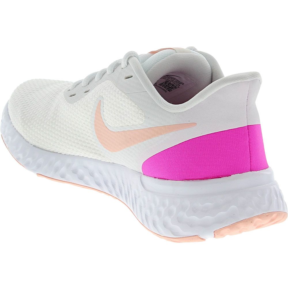 Nike Revolution 5 Running Shoes - Womens White Multi Back View