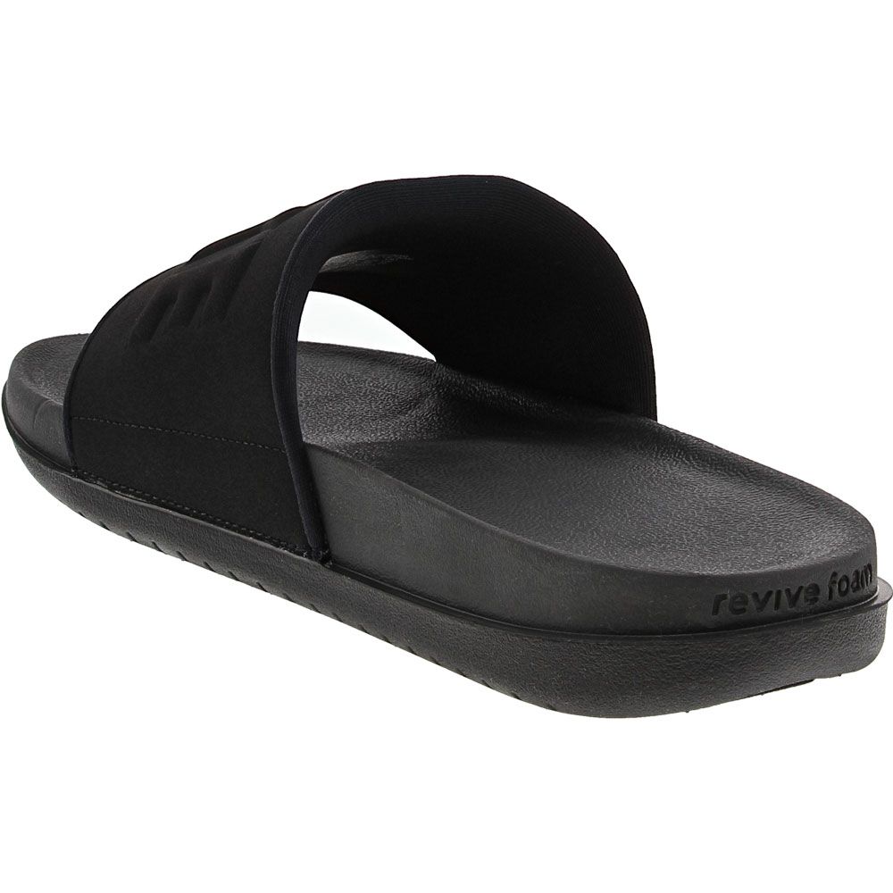 Nike Offcourt Slide Slide Sandals - Womens Anthracite Black Black Back View