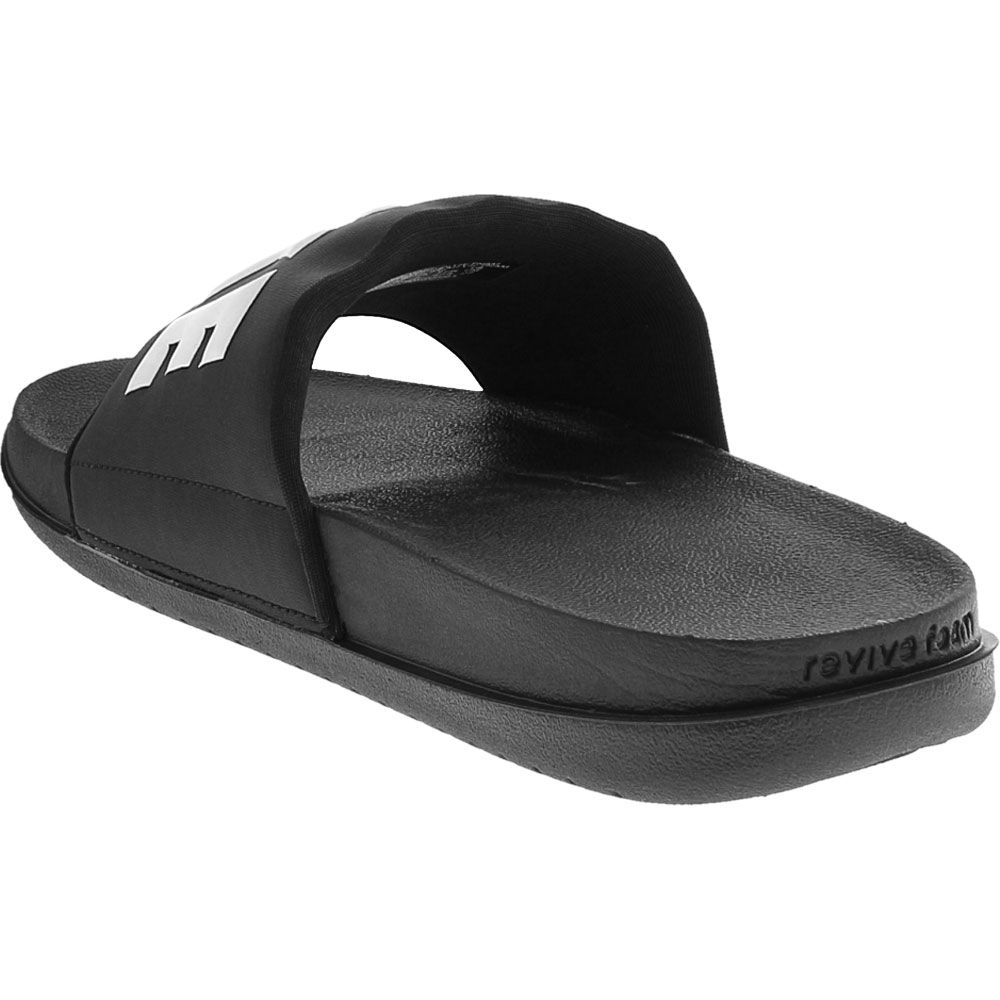 Nike Offcourt Slide Slide Sandals - Mens Black Black White Back View