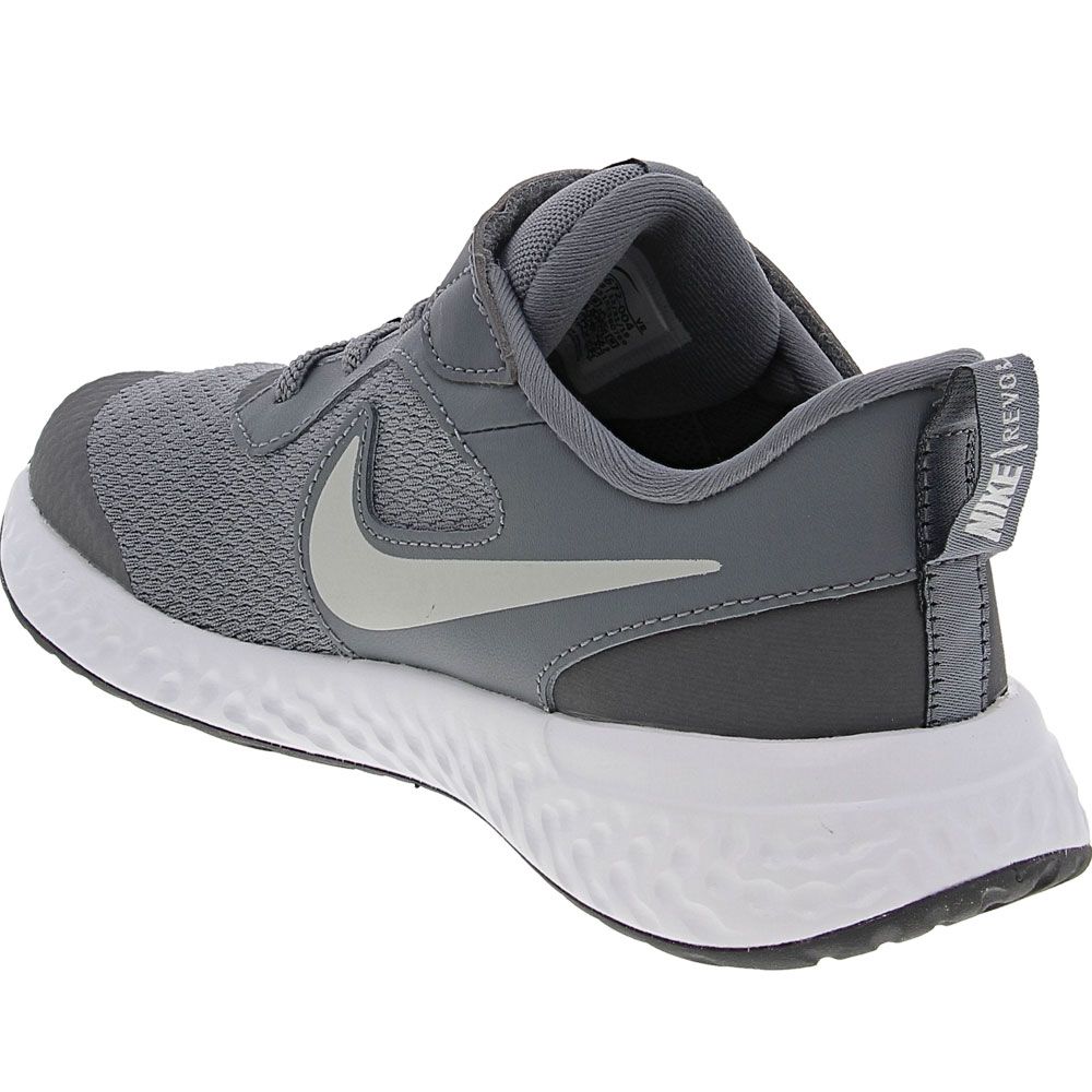 Nike Revolution 5 Ps Running - Boys Grey Platinum Back View