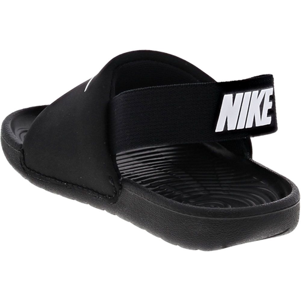 Nike Kawa Inf Sandals - Baby Toddler Black Black White Back View