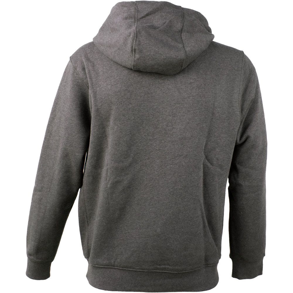 Nike Full Zip Up Hoodie Sweatshirt - Mens Charcoal Grey View 2