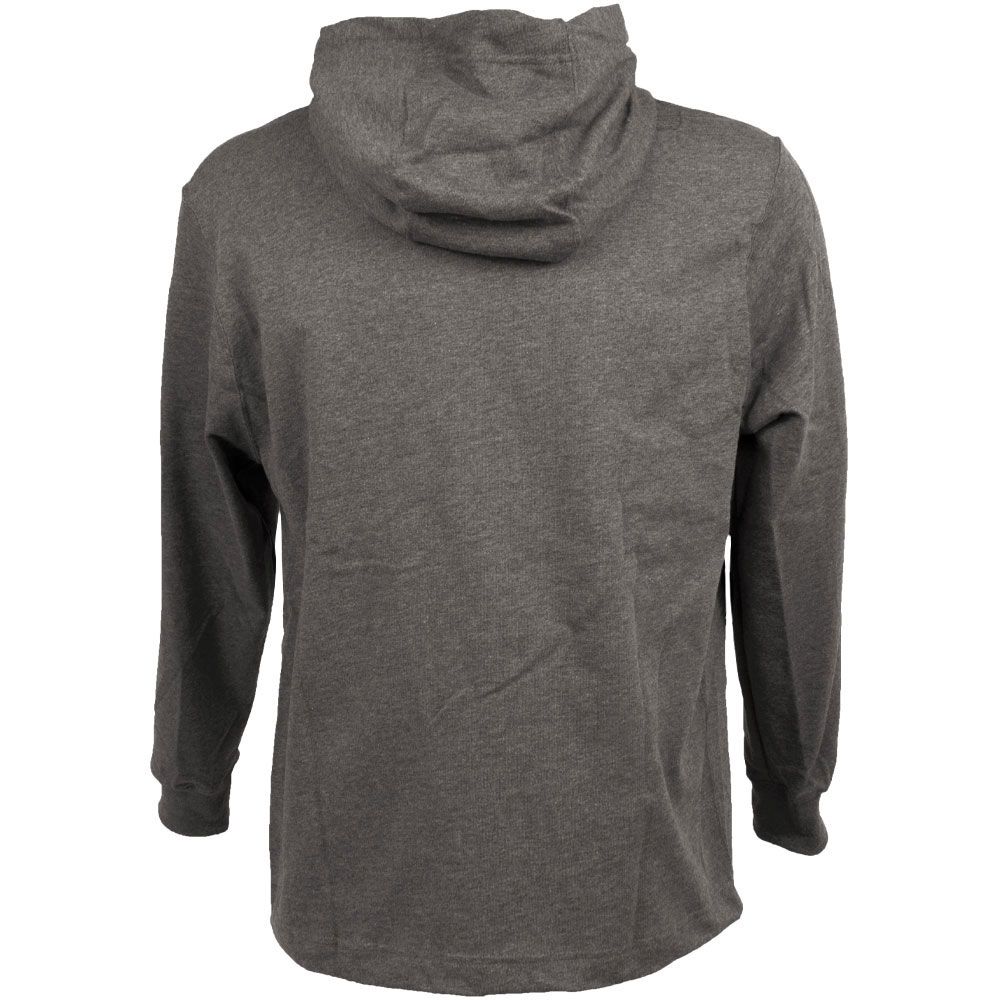 Nike Club Hoodie Pullover Sweatshirt - Mens Charcoal View 2