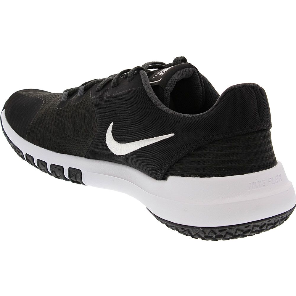 Nike Flex Control 4 Training Shoes - Mens Black Black Grey Back View