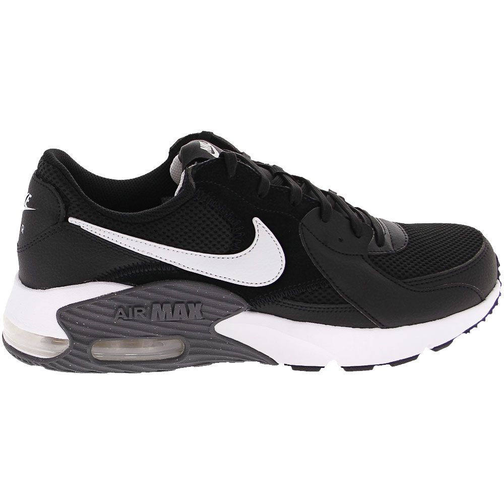 Nike Air Max Excee Lifestyle Shoes - Mens Black Dark Grey White Side View