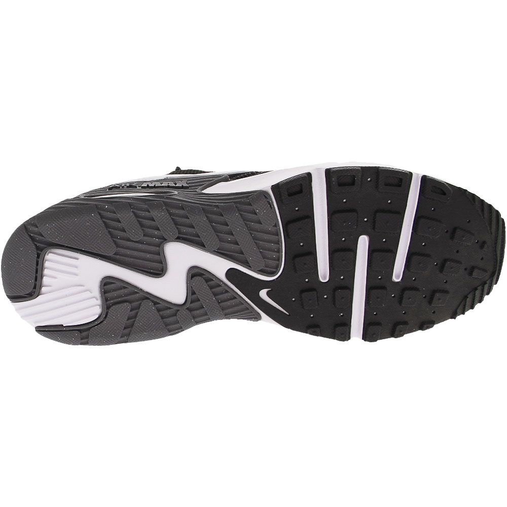 Nike Air Max Excee Lifestyle Shoes - Mens Black Dark Grey White Sole View