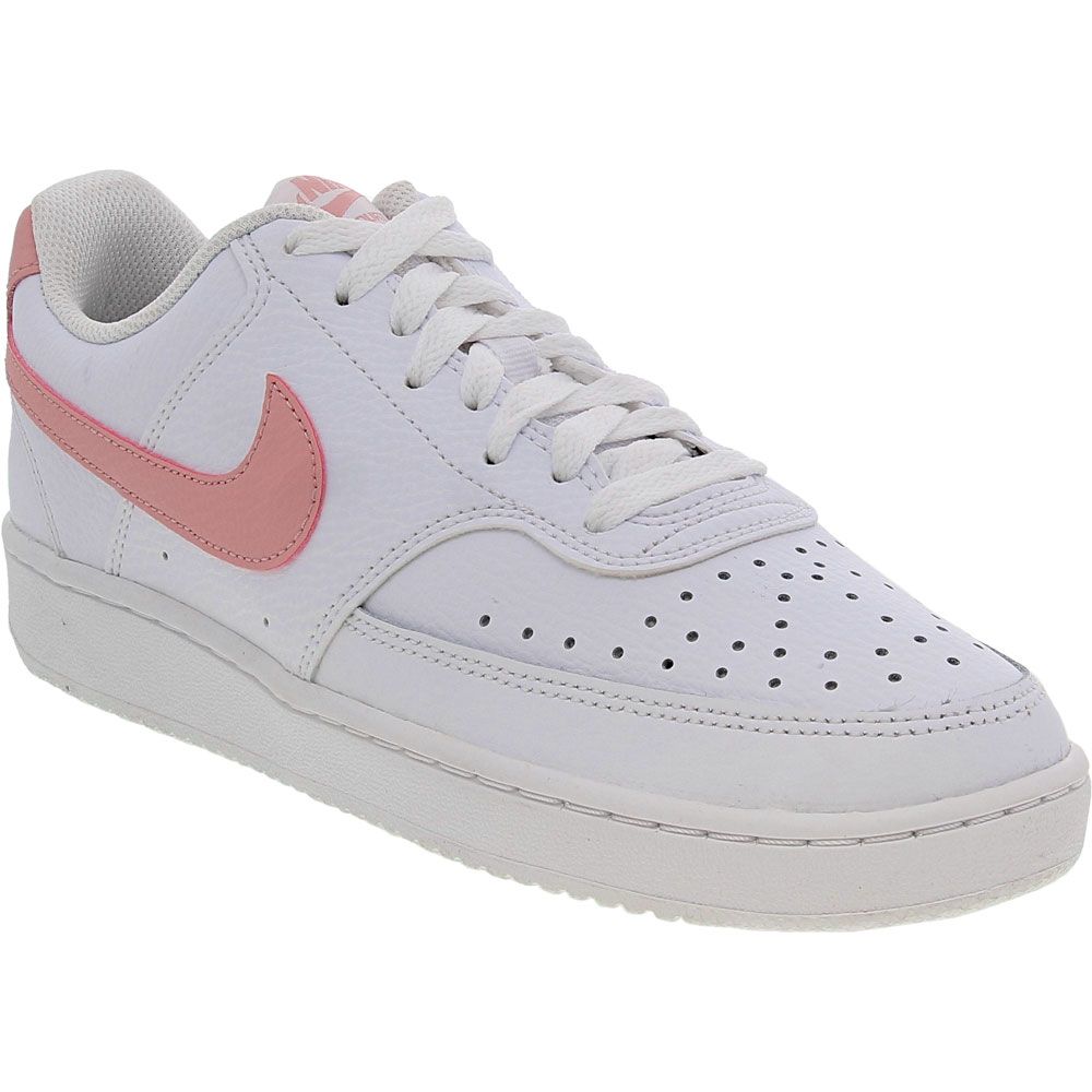 Nike Court Vision Lifestyle Shoes - Womens White Pink Glaze