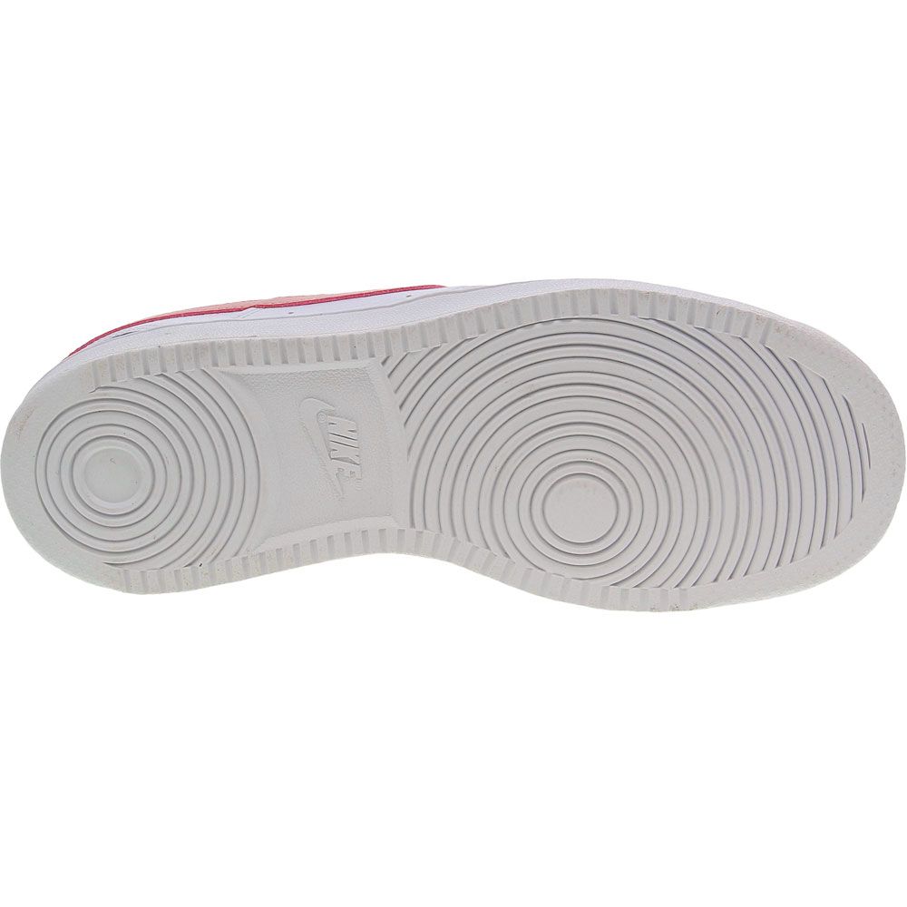 Nike Court Vision Lifestyle Shoes - Womens White Pink Glaze Sole View