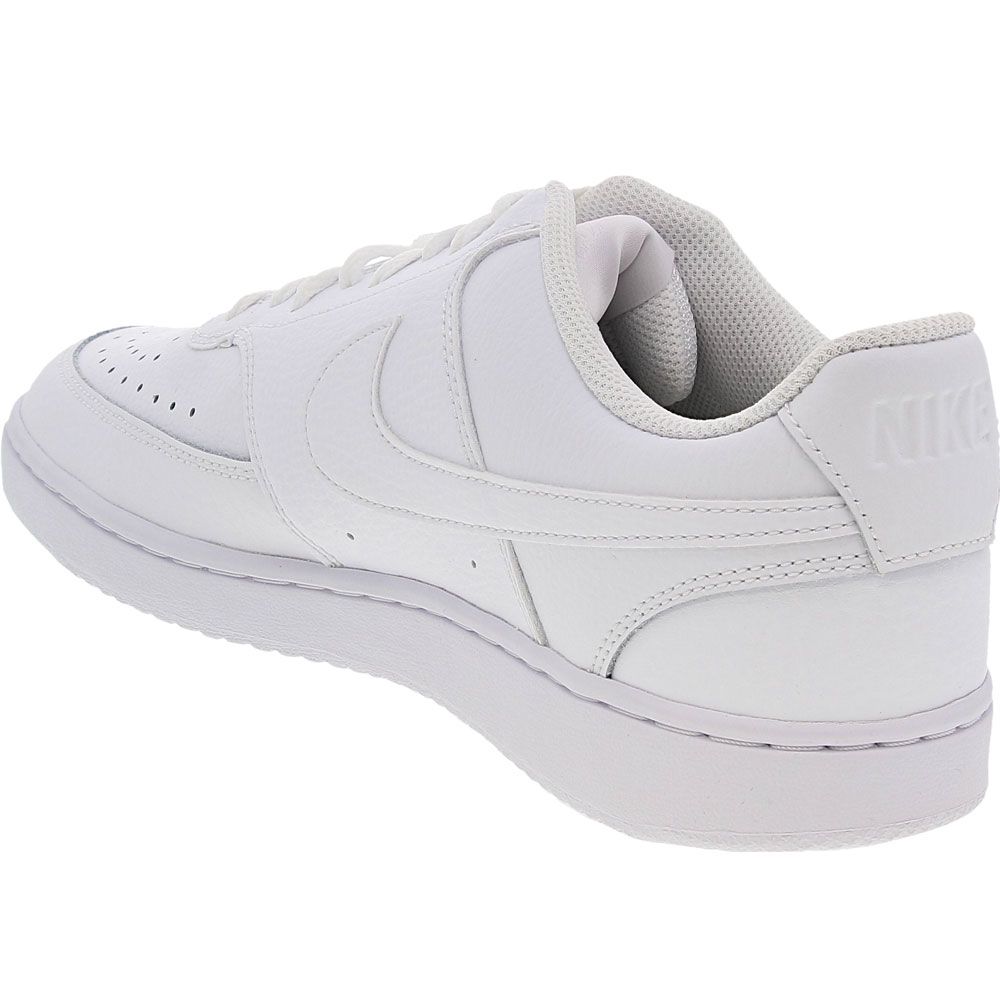 Nike Court Vision Low Lifestyle Shoes - Mens White Back View