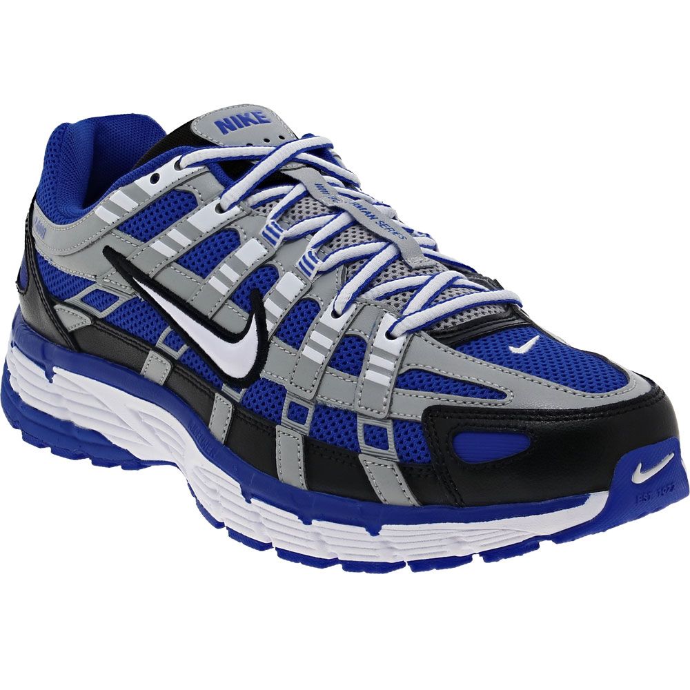 Nike P 6000 Running Shoes - Mens Racer Blue Flat Silver