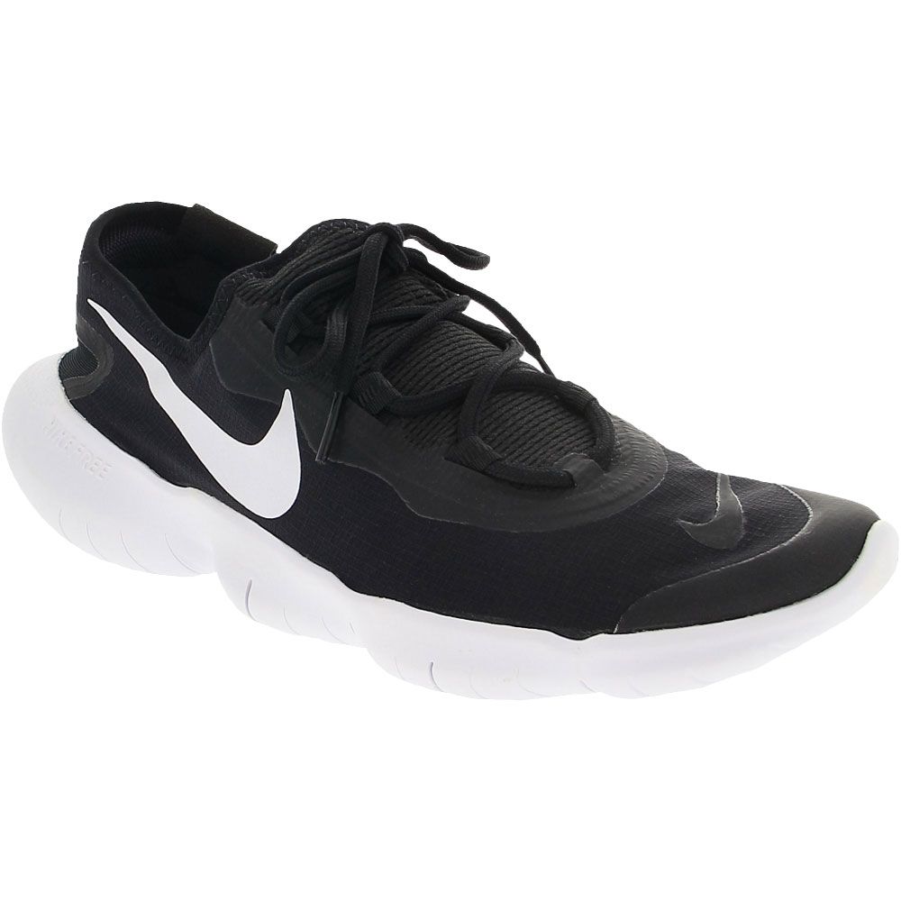 Nike Free Rn 5 2020 Running Shoes - Mens Black White Anthracite