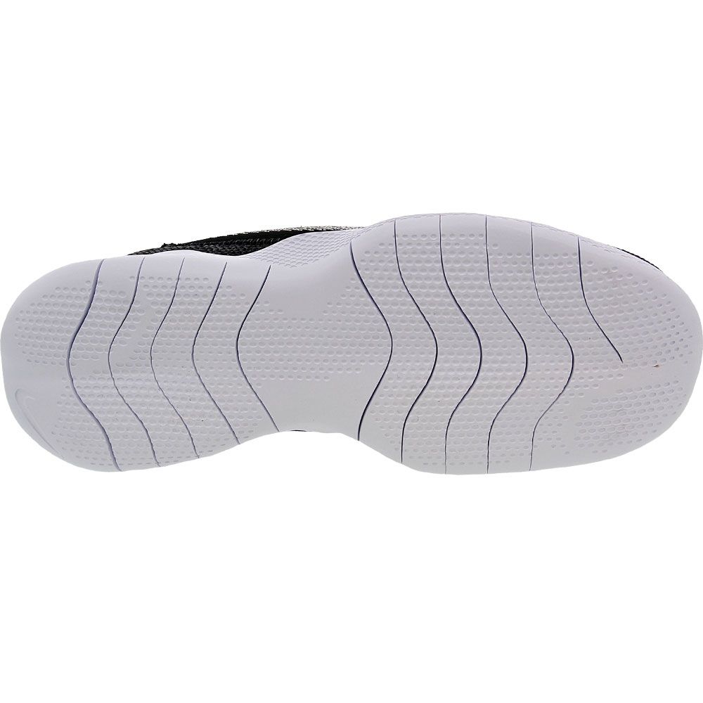 Nike Flex Experience Run 10 Running Shoes - Womens Black White Dark Smoke Grey Sole View